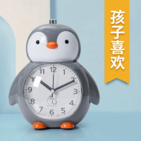Детски часовник, нощна лампа Пингвин 14cm*18cm*10cm, снимка 3 - Детски - 44741133
