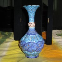 старинна порцеланова ваза от времето на кемал ататюрк, снимка 1 - Антикварни и старинни предмети - 35807474