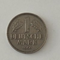 Стари Дойче марки монети 1 и 5 от 1950,1976 год.и 1975 год., снимка 2 - Нумизматика и бонистика - 44227420