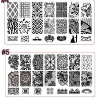  Пластмасови шаблони / печати за нокти , снимка 3 - Продукти за маникюр - 20689438