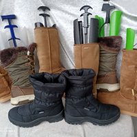 водоустойчиви апрески+котки за лед,ледохотки ICE GRIP Thermolite Snow Boots,36-37,туристически боти, снимка 7 - Дамски боти - 39306804