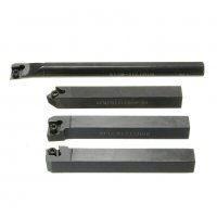 4 броя стругарски ножове 12 мм. в комплект с 10 сменяеми пластини, снимка 3 - Други инструменти - 34798389