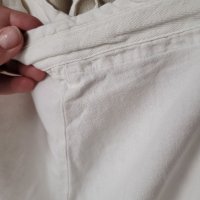 Бял ЛЕНЕН панталон- 40/42  размер, снимка 6 - Панталони - 40933989