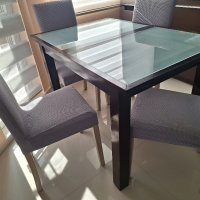 Трапезна маса + 4 стола , снимка 2 - Маси - 42412951