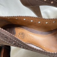 Обувки на ток, естествена кожа, GEOX, 36 номер, мека подметка, снимка 2 - Дамски обувки на ток - 42417699