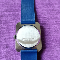 Уникат Рядък Оригинал Швейцарски Часовник Swiss Made 1970 Футуристичен дизайн Механичен, снимка 5 - Луксозни - 44667297