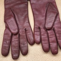 Нови дамски ръкавици Fingerman естествена кожа с вълнена подплата, снимка 3 - Ръкавици - 34405941
