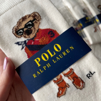 Чорапи с мече Polo Ralph Lauren, снимка 2 - Дамски чорапи - 44745249