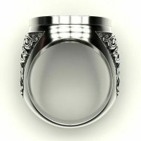 Мъжки пръстен "Свети Георги", Размер 67, снимка 2 - Пръстени - 42349544