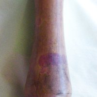 Рядко!-ваза от пурпурен жадеит, снимка 1 - Вази - 44213134