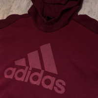 Оригинален суичър Adidas с качулка , снимка 3 - Спортни дрехи, екипи - 44655785