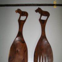 Дървени прибори, снимка 3 - Аксесоари за кухня - 41499088