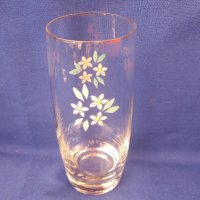 Ретро водни чаши, златни кантове, на цветя - 10 бр, снимка 8 - Чаши - 42609514