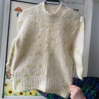 Плетена блуза, снимка 2 - Блузи с дълъг ръкав и пуловери - 35967500
