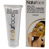 Златна маска за лице, снимка 1 - Козметика за лице - 38743717