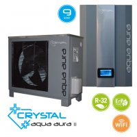 Инверторна термопомпа въздух-вода Crystal Aqua Aura II 19S, трифазна, снимка 1 - Климатици - 39979968