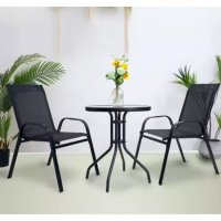Комплект маса и столове за тераса или градина, снимка 2 - Маси - 41605653