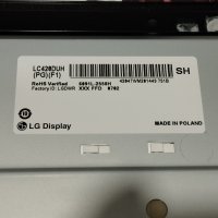 Back light LED Панел LC420DUH(PG)(F1) от LG 42LB671V, снимка 6 - Части и Платки - 38959428