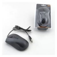 Оптична мишка ТМ-М01 USB Black, снимка 3 - Клавиатури и мишки - 40002663
