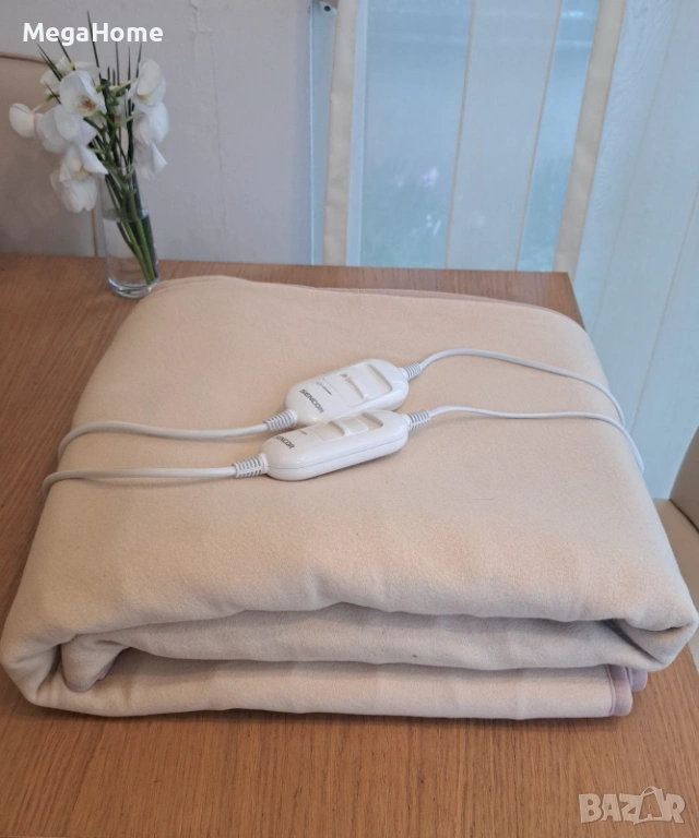Електрическо одеяло Rosberg, Защита от прегряване, LED индикатор, Полиестер, снимка 1