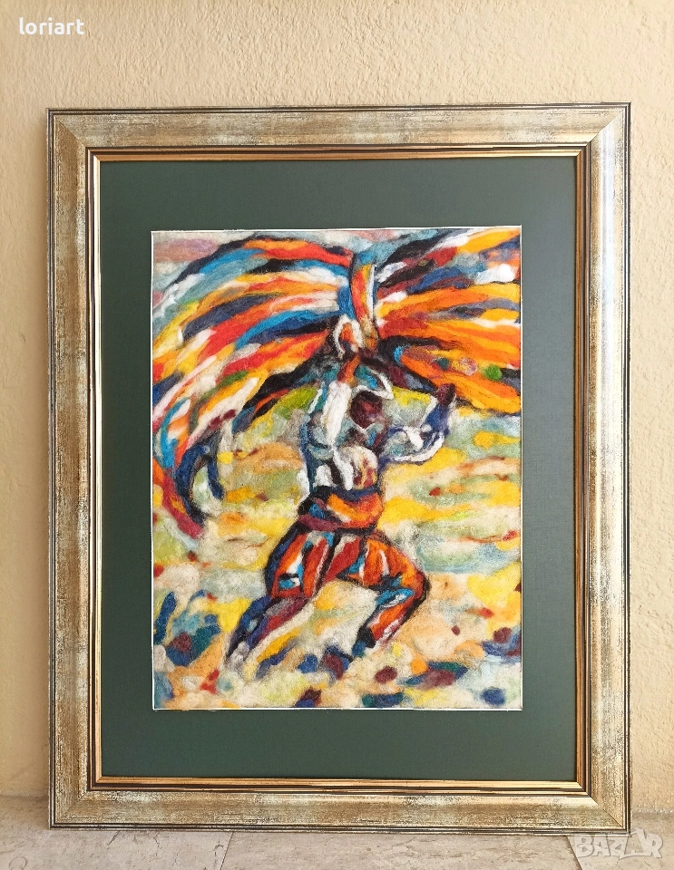 Жътвар - Вълнена репродукция, снимка 1