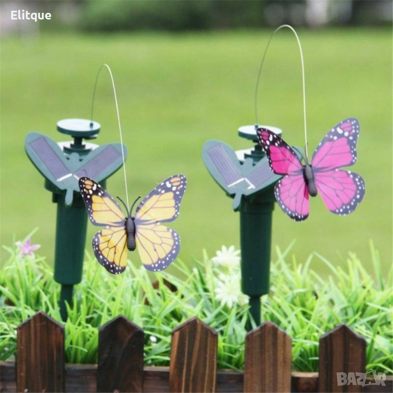 Декоративна пеперуда със соларно активиране, снимка 1