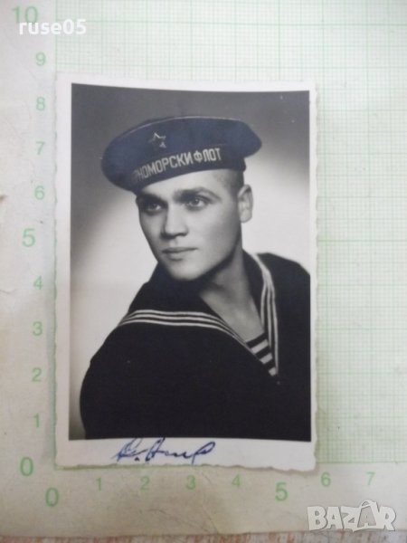 Снимка стара на моряк, снимка 1