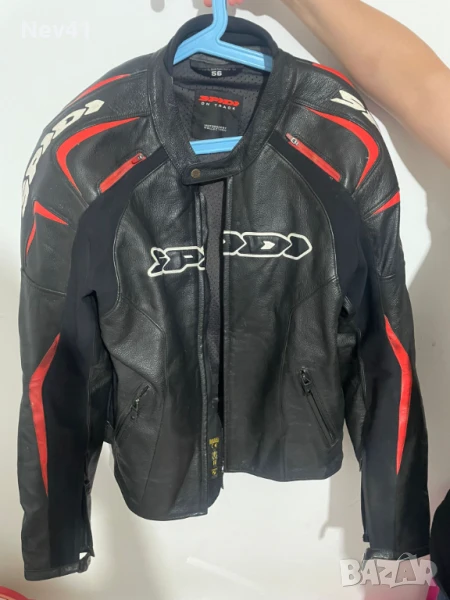 Оригинално мото яке SPIDI от естествена кожа – размер 56, снимка 1