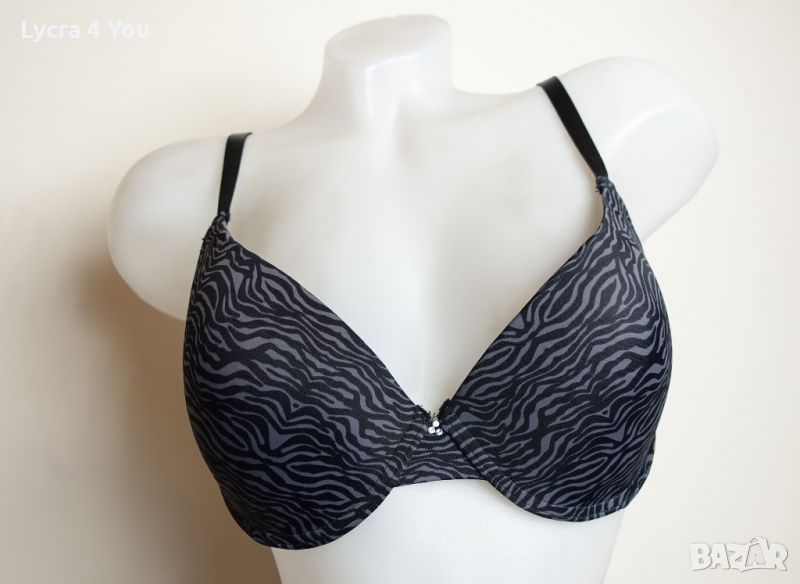 Pescara 85C сутиен в леко зебров принт с оформени чашки, снимка 1
