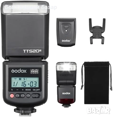 Нова GODOX TT520III Универсална Светкавица за DSLR/Безогледални фотоапарати, снимка 1