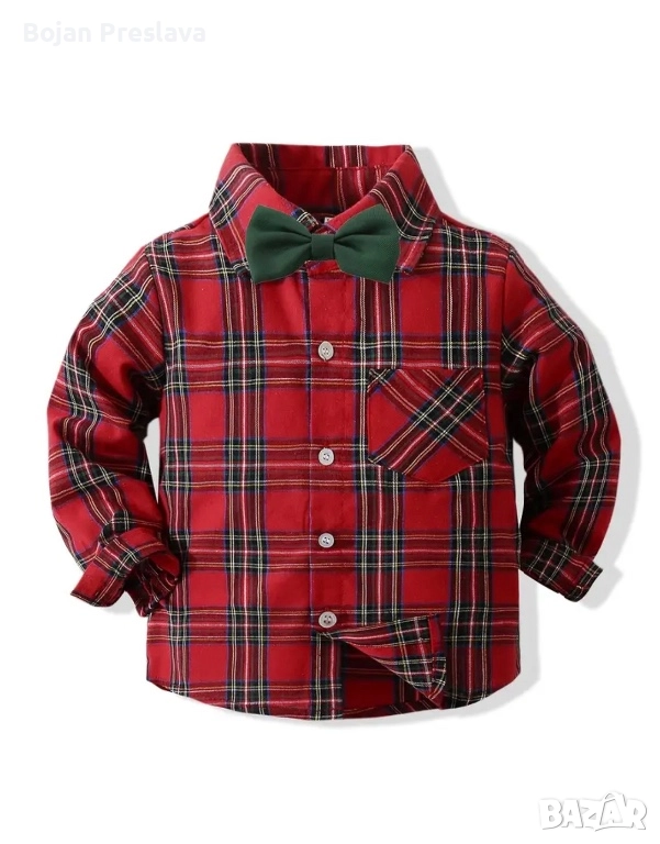 Детска коледна риза, снимка 1