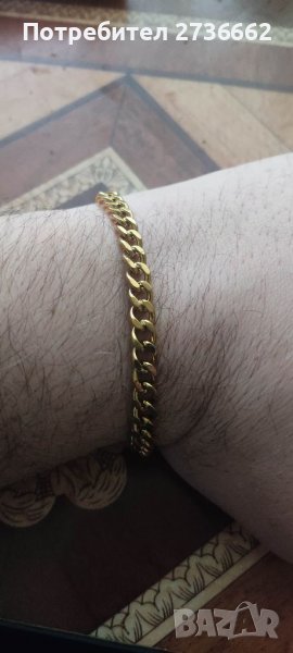 Позлатена Гривна 7 ММ , снимка 1