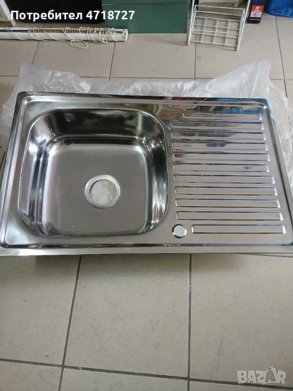 Умивалник за кухня Алпака, снимка 1