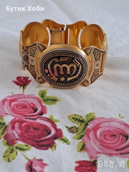 Масивна гривна ,,Толедо голд,,, снимка 1