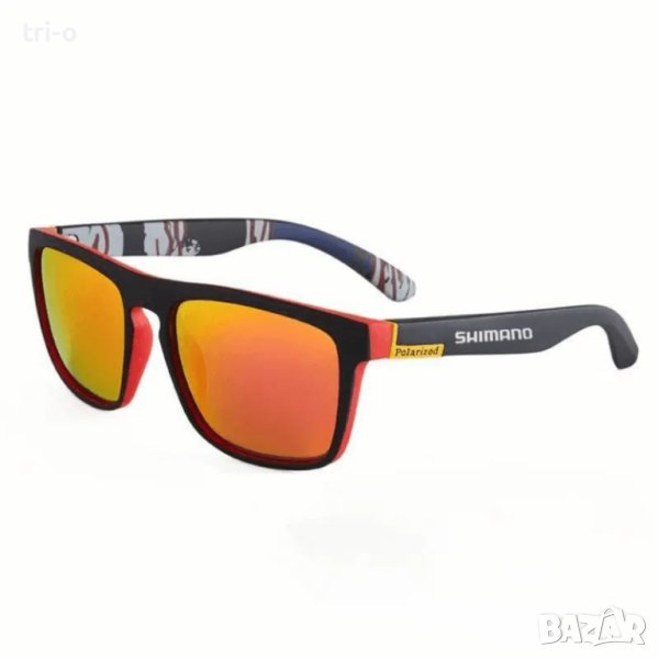 SHIMANO Поляризирани унисекс слънчеви очила, UV400 защита Риболов Колоездене Шофиране туризъм, снимка 1