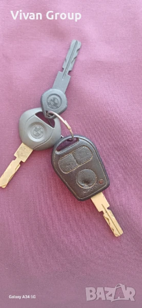 Резервни ключове BMW E39, снимка 1