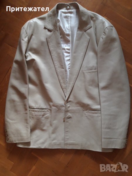 Мъжко яке/сако естествена кожа., снимка 1