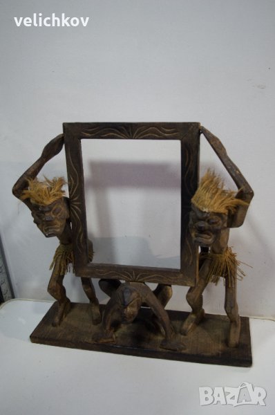 Дървена склуптора  , дървена рамка , снимка 1