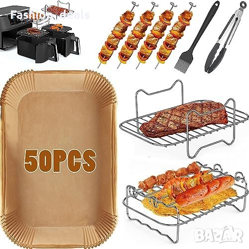 Нов комплект от 6 многофункционални аксесоари за въздушен фритюрник Air Fryer, снимка 1