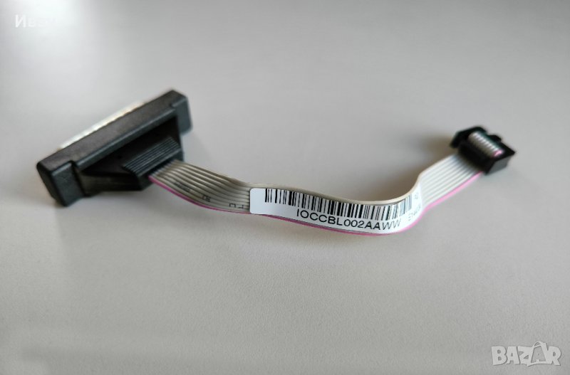 Кабел Parallel LPT мъжки с IDC Socket за връзка към дънната платка., снимка 1