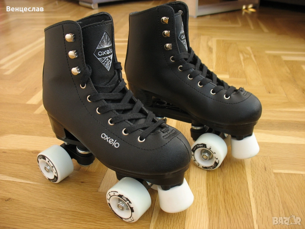 Кънки за фигурно пързаляне OXELO QUAD 100, номер 36, снимка 1