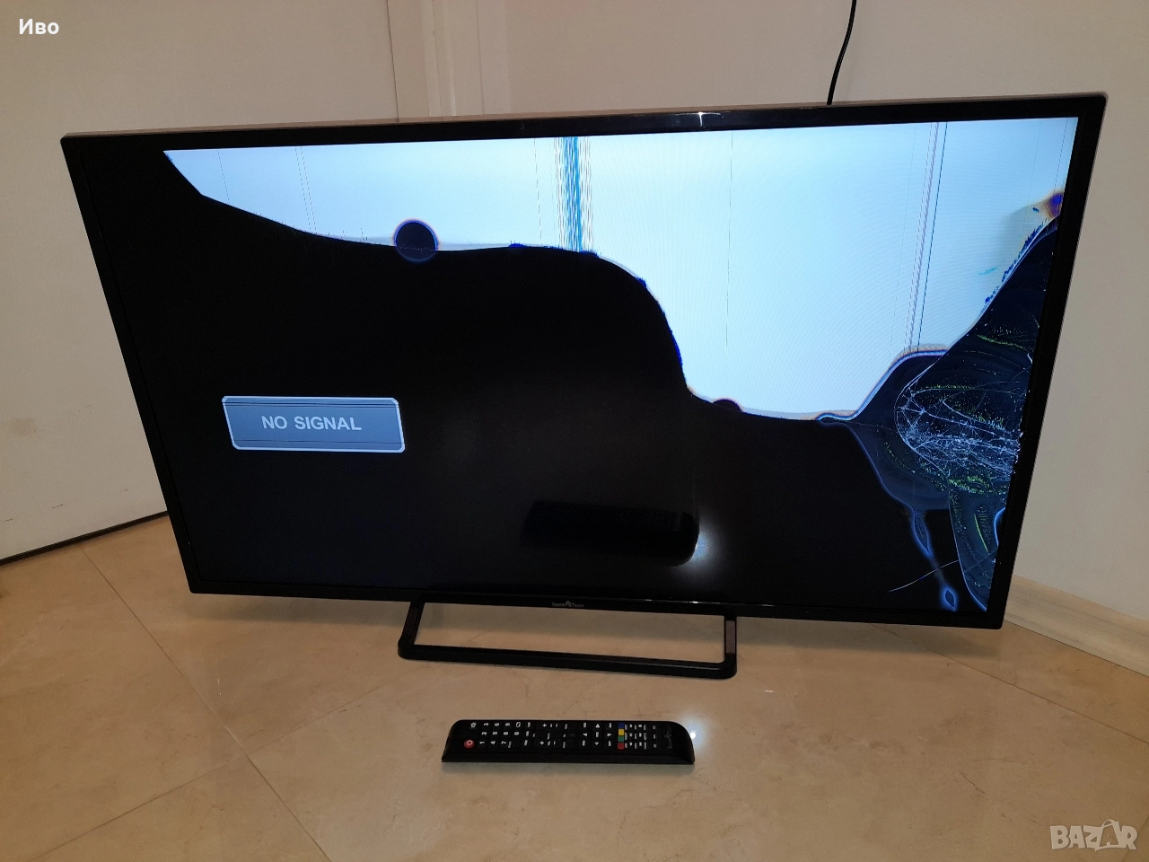 смарт лед телевизор 40 инча за части с дистанционно!Спешно и изгодно!, снимка 1