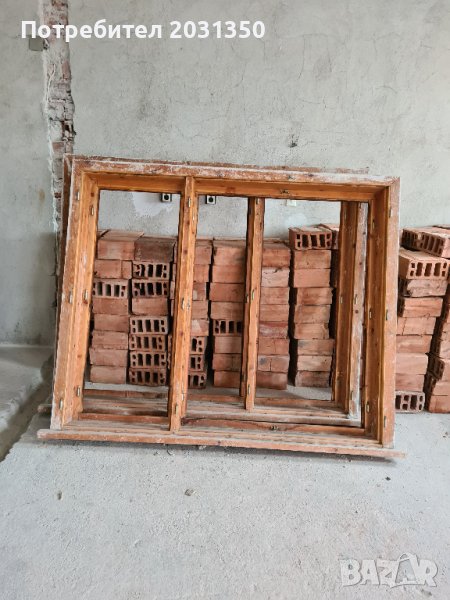 дървен прозорец от масив-чам, снимка 1