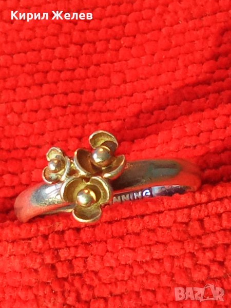 SPINNING Марков ФЛОРАЛЕН НЕЖЕН СРЕБЪРЕН АРТ ПРЪСТЕН СРЕБРО 925 БИЖУТЕРСКА ФИНА РЪЧНА РАБОТАА 38560, снимка 1