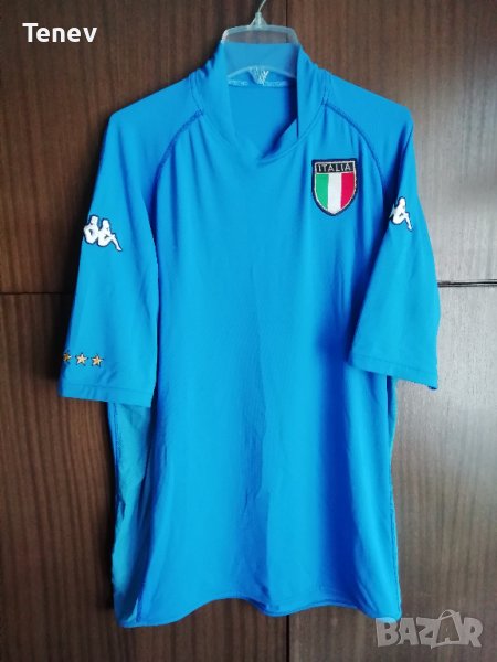 Italy Retro Vintage Kappa оригинална футболна тениска фланелка Италия национален отбор, снимка 1