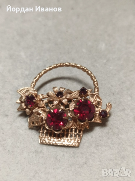 Старинна руска брошка , снимка 1