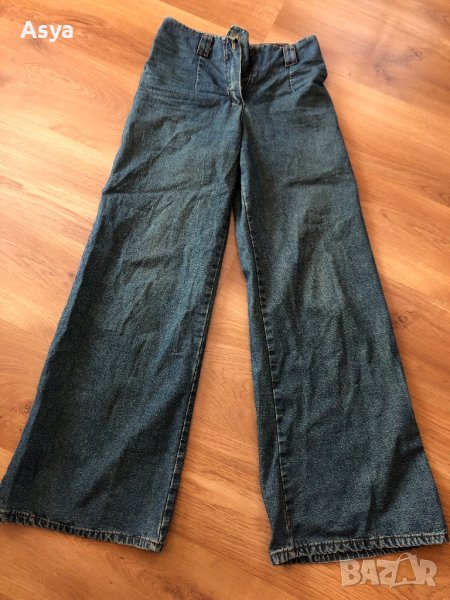 Дънки с широки крачоли, снимка 1