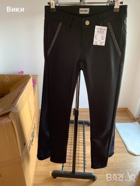 Черен дамски панталон moschino, снимка 1