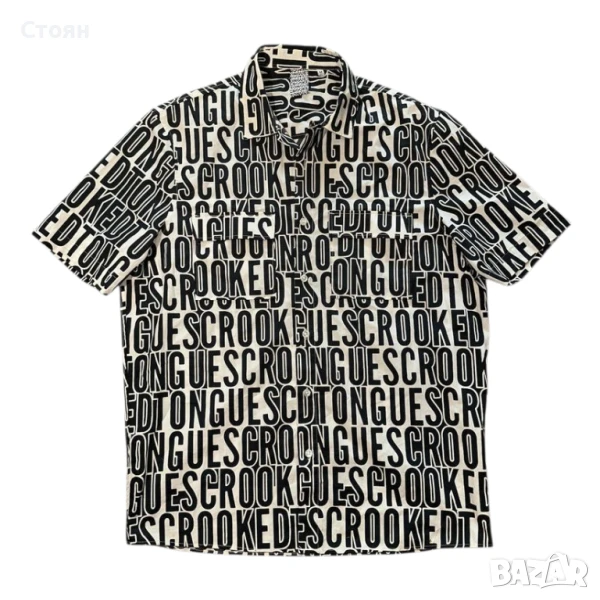 Crooked Tongues Oversized Shirt, снимка 1