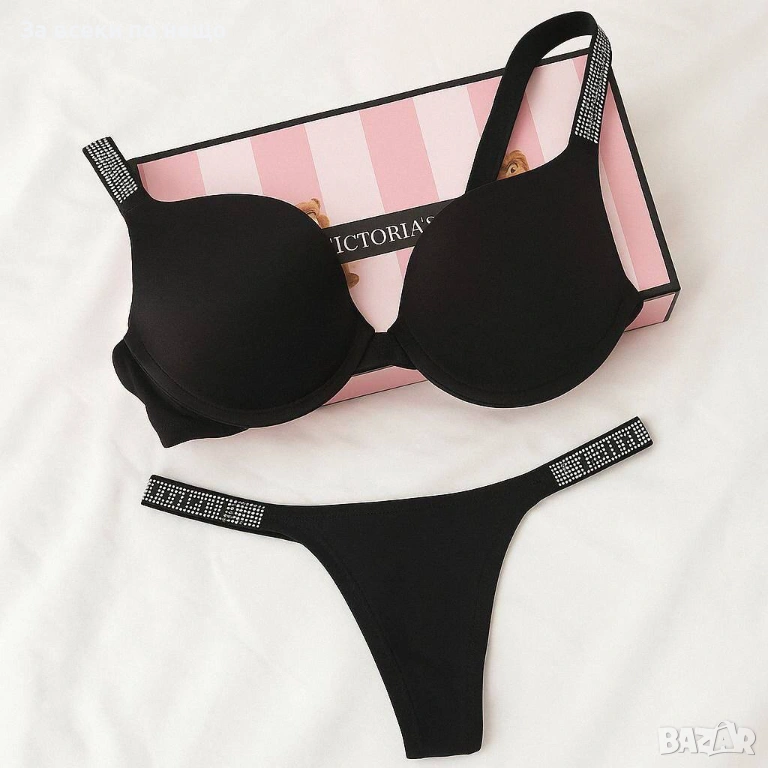 Victoria's Secret Комплект Дамско Бельо В Кутия Виктория Сикрет - 3 Цвята Код SK443, снимка 1